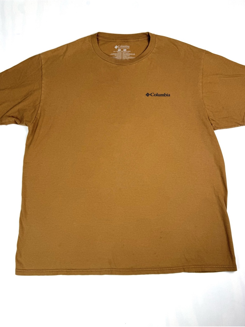 Columbia Men’s XL Brown Buffalo Graphic T Shirt Short Sleeve Outdoor Tee